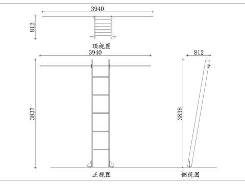 自动扶梯 人行扶梯 电动扶梯 公共滚梯 楼层扶梯cad施工图