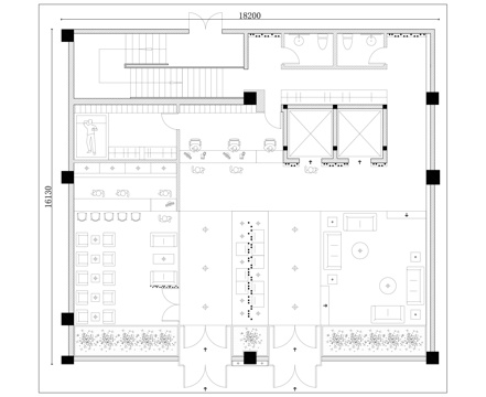 轻奢酒店大堂 简约酒店大堂 新式酒店大堂 时尚酒店大堂cad施工图