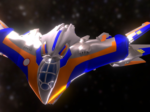 银河护卫队米兰多曼德拉太空船su模型