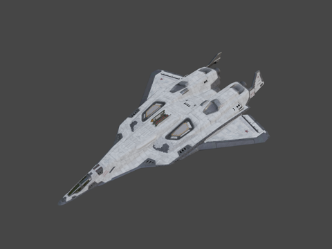 太空船 PAK DA K TU1600 兹韦兹达 ПАК Дsu模型