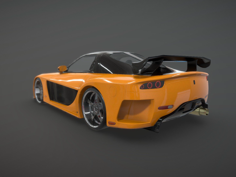 马自达 Rx7 Veilsidesu模型