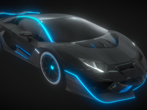 兰博基尼-埃文塔多su模型