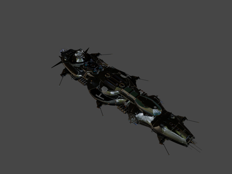 联邦驱逐舰‘安塔瑞斯’su模型