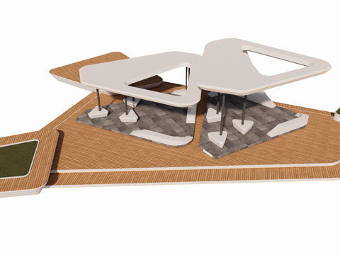 户外景观装置su模型