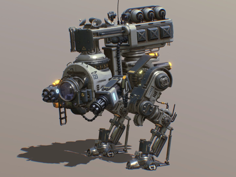 利维坦警用机甲su模型