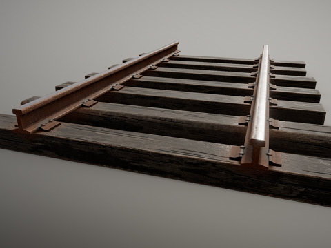 模块化铁路区段第一部分[衍生品]su模型su模型