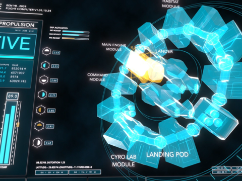 星际穿越 - 耐力号（带音效）su模型