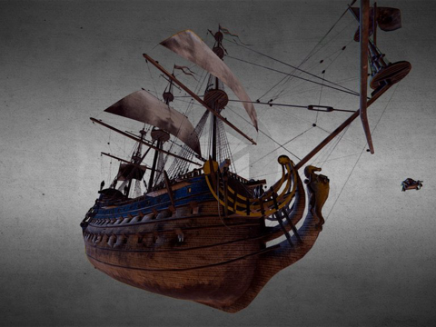 皇家舰船su模型