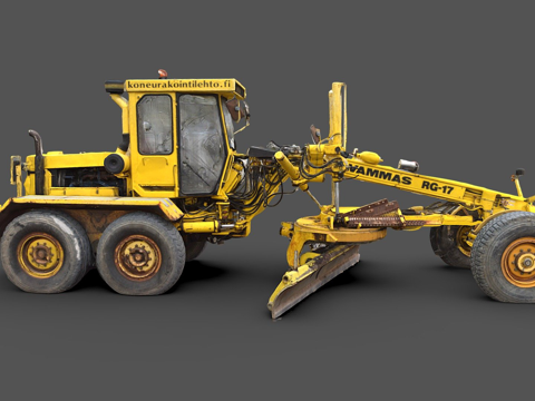 道路平地机su模型