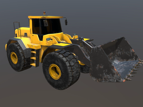 轮式装载机su模型