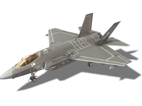 F-35闪电喷气战斗机su模型