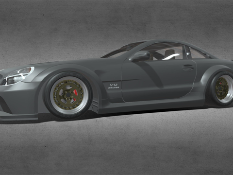 梅赛德斯-奔驰SL65 AMGsu模型