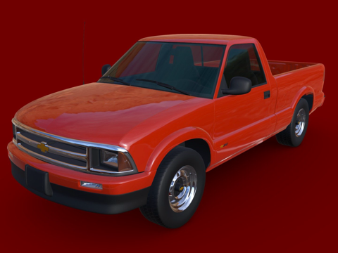 雪佛兰S10su模型