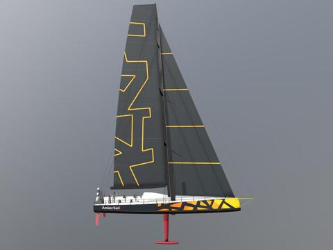 沃尔沃海洋65，Ambersail-Il LTU 001su模型