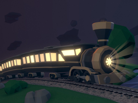 低多边形运动su模型