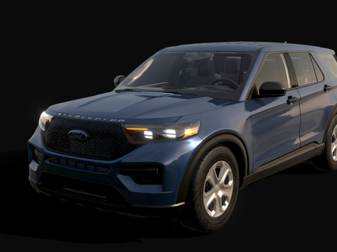 无标识福特探险者su模型