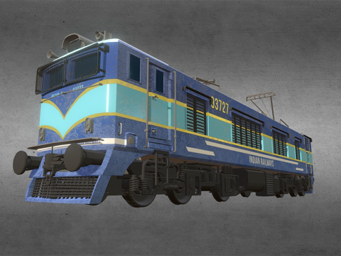 WAM-4型印度电力机车su模型