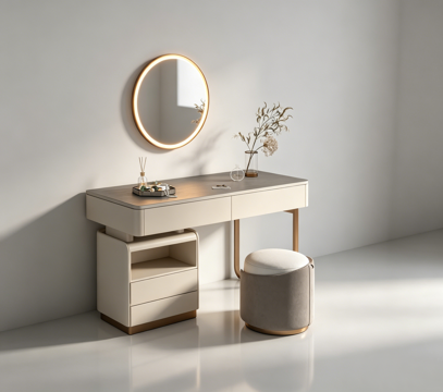 现代梳妆台su模型