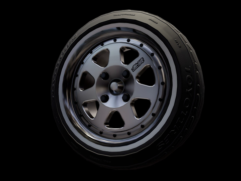 无限M7改装车轮su模型