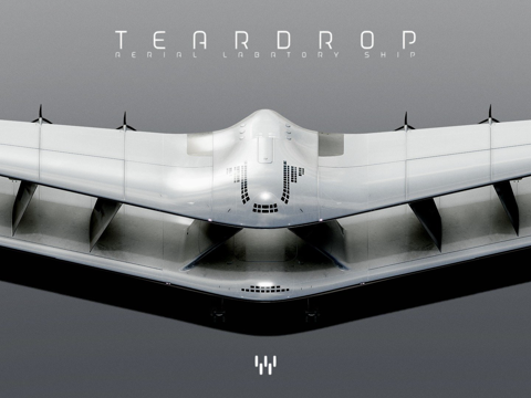 泪滴系外行星飞机su模型