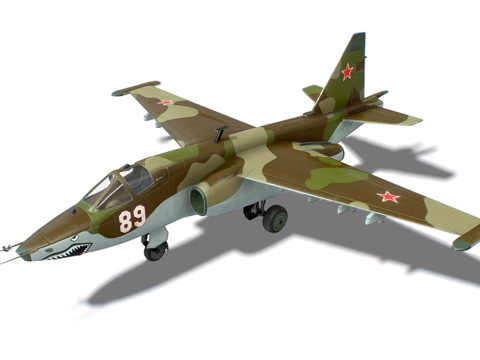 SU-25蛙足喷气战斗机su模型