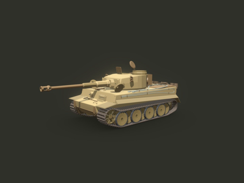 Pz6虎式1型坦克-内部su模型