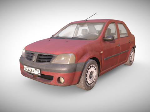 雷诺洛根2004su模型