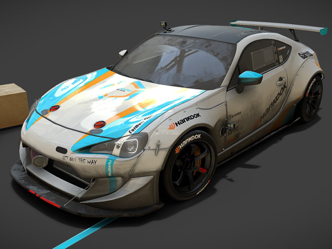 BRZ漂移旅行车su模型