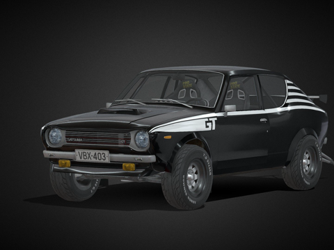 萨楚马GT，达特桑100Asu模型