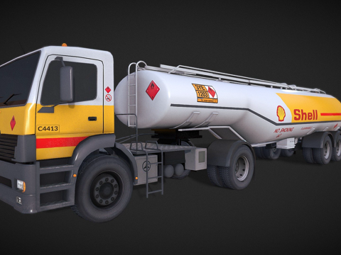 燃料卡车su模型