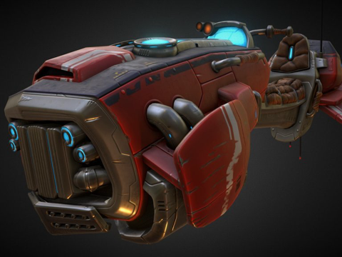 悬浮自行车su模型