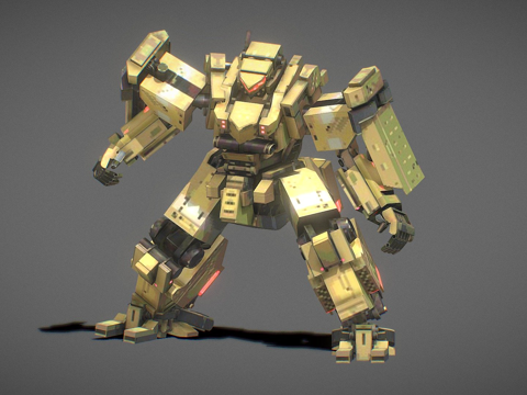 战争前线机甲概念su模型