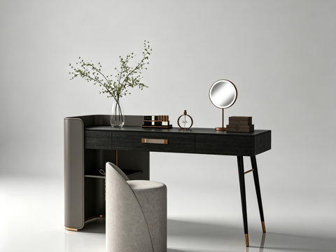 现代梳妆台su模型