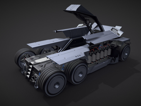 科幻载具025 LV版-公共领域（CC0）su模型