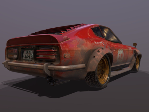 日产达特桑240Z型su模型