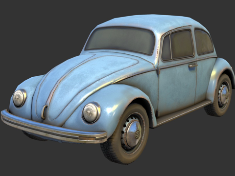 大众甲壳虫su模型
