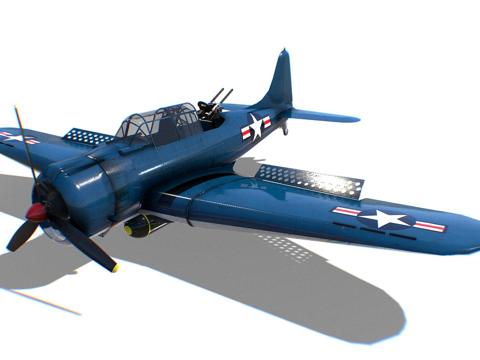 道格拉斯SBD无畏式 - 二战飞机 - 二战飞机su模型