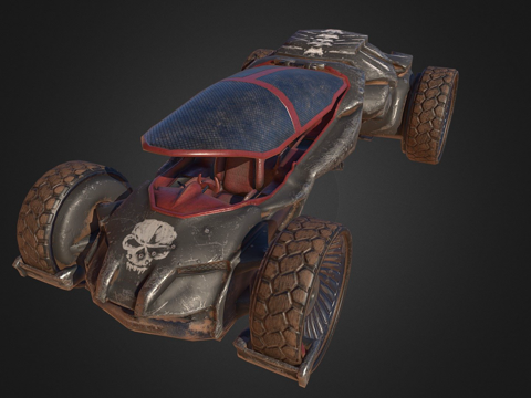 Substance未来主义后启示录汽车su模型