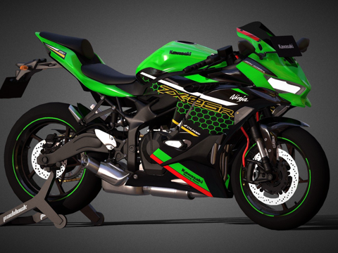 川崎忍者ZX25Rsu模型