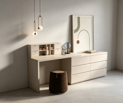 现代梳妆台su模型