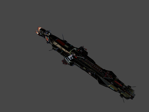 耶利哥驱逐舰‘西比尔’su模型