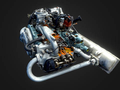 汽车引擎 - 01su模型