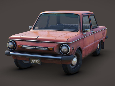 年ZAZ扎波罗热人968Msu模型