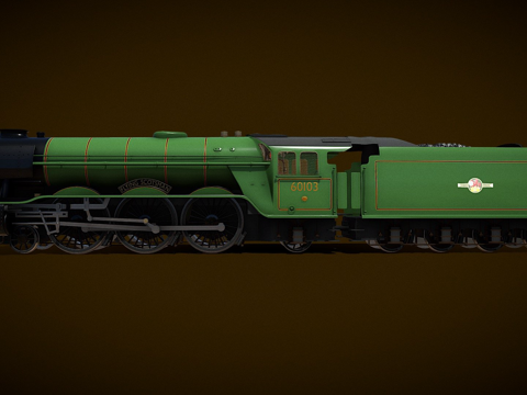 火车-A3级飞行苏格兰人号su模型