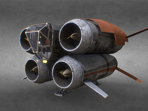 星球大战 - 四联跳跃者su模型