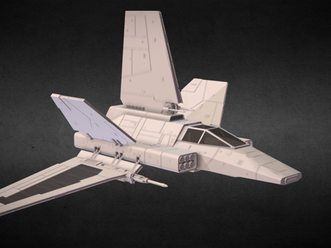 星球大战 - 阿尔法级Xg-1星际翼su模型