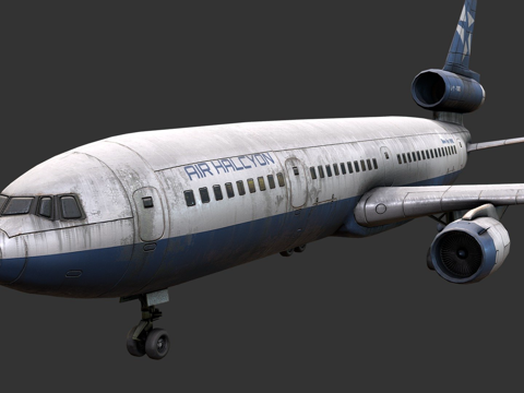 DC-10（废弃客机）su模型