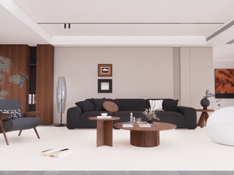 餐厅 茶室 门窗su模型