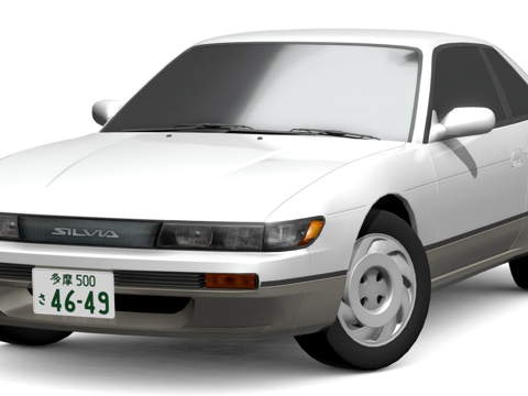 款日产西尔维亚S13su模型