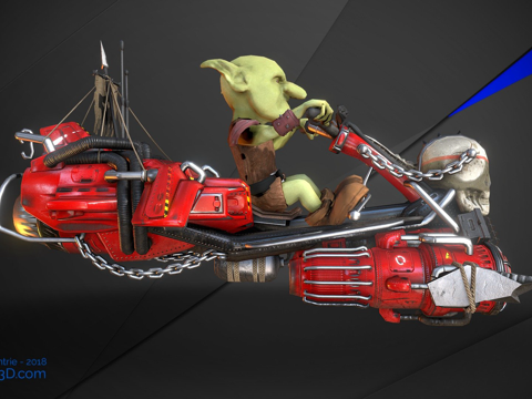 沙漠赛车手su模型